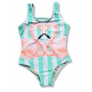 2T Shade Critters Toddler Girl Flamingo Swimsuit One Piece
